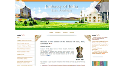 Desktop Screenshot of indianembassybaku.org